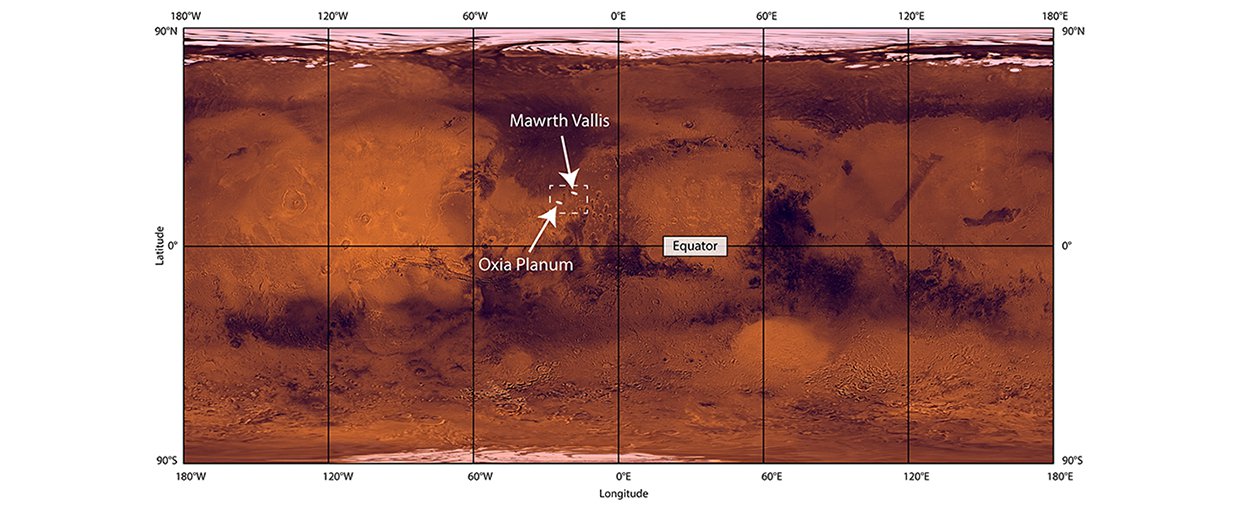 Two candidates were considered for the ExoMars landing site - Oxia Planum and Mawrth Vallis. Both preserve a geological record of Mars' wetter past.