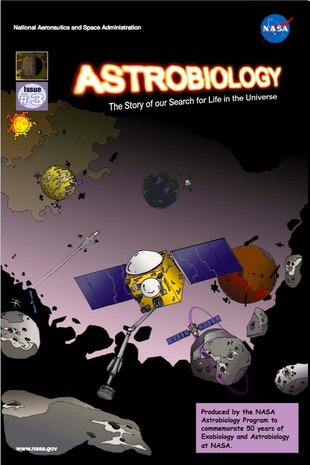 Pages of Issue #3 of Astrobiology: The Story of our Search for Life in the Universe. Missions to the Inner Solar System. Credit: NASA Astrobiology Program