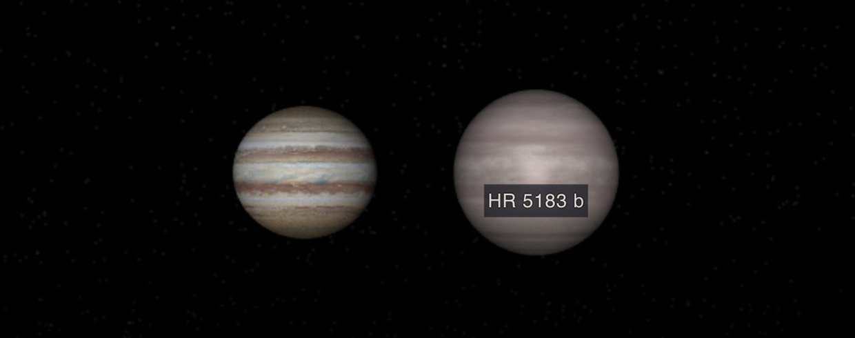 HR 5183 b is a gas giant exoplanet that orbits a G-type star. Its mass is 3.23 Jupiters, it takes 74 years to complete one orbit of its star, and is 18 AU from its star. Its discovery was announced in 2019.
