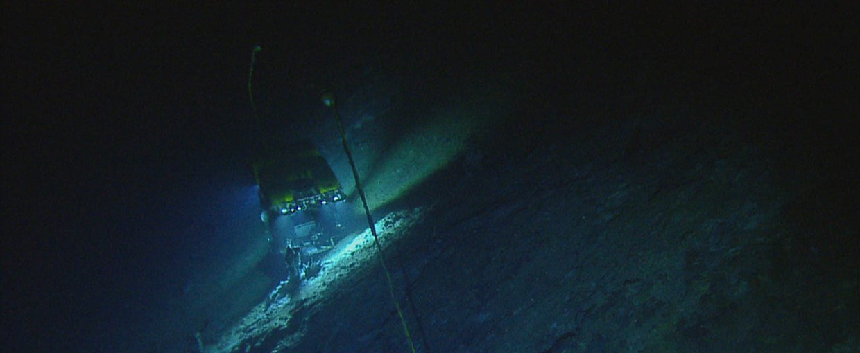 The SUBSEA (Systematic Underwater Biogeochemical Science and Exploration Analog) Research Program team explores the ocean floor aboard Exploration Vessel Nautilus.