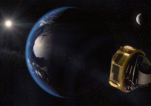 Artist impression of the WFIRST mission.