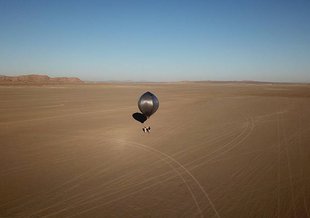 Four “heliotrope” balloons were flown near Ridgecrest, California, after a series of earthquakes rattled the region in July 2019. By attaching barometers to the balloons, researchers from JPL and Caltech hoped to detect the sound of one of the aftershocks