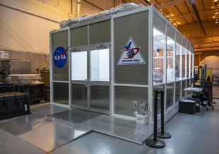 A temporary clean room set up on the Department of Defense’s Utah Test and Training Range is seen here, ready to receive a capsule with samples of asteroid Bennu on Sept. 24. The image was taken on Friday, Sept. 22, 2023.