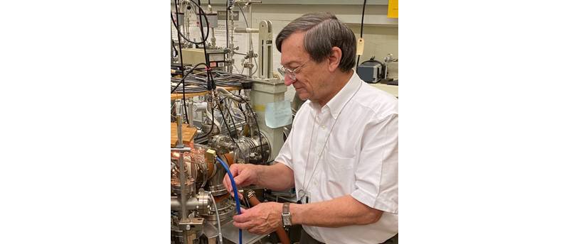 Dr. Reggie Hudson of the Cosmic Ice Laboratory at NASA's Goddard Flight Center in Greenbelt, Maryland.