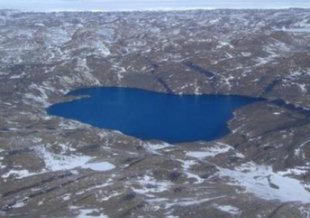 Deep Lake in Antartica. The water in the 36-metre deep lake is so salty it remains in liquid form down to a temperature of minus 20 degrees Celsius.