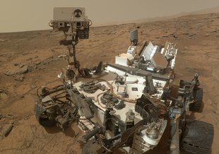 Curiosity Rover's Self Portrait at 'John Klein' Drilling Site.