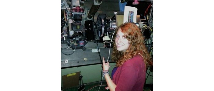 University of California at Berkeley astronomy grad student Lea Hirsch at Lick Observatory. She will be going soon to Stanford University for a postdoc with Gemini Planet Imager Principal Investigator Bruce Macintosh.