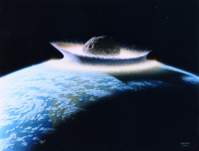 Asteroid impacts could throw rocky debris containing microbes into space, where they could find their way to other planets.