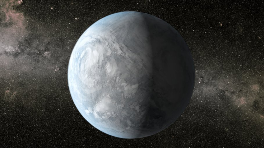 New research will help astronomers better identify and rule out “false positives” in the ongoing search for life. This image is an illustration of the planet Kepler 62E, about 1,200 light-years away in the constellation Lyra. Image credit: NASA