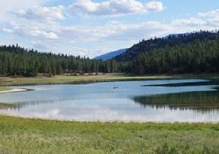 Mahoney Lake in British Columbia.