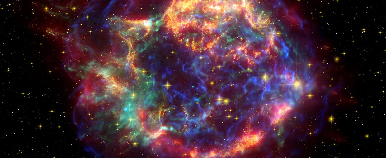 One of the the last supernovae known to have exploded in our Milky Way Galaxy was the star that left behind the Cassiopeia A supernova remnant over 300 years ago, which is 11,000 light years away – much too far to have affected Earth.
