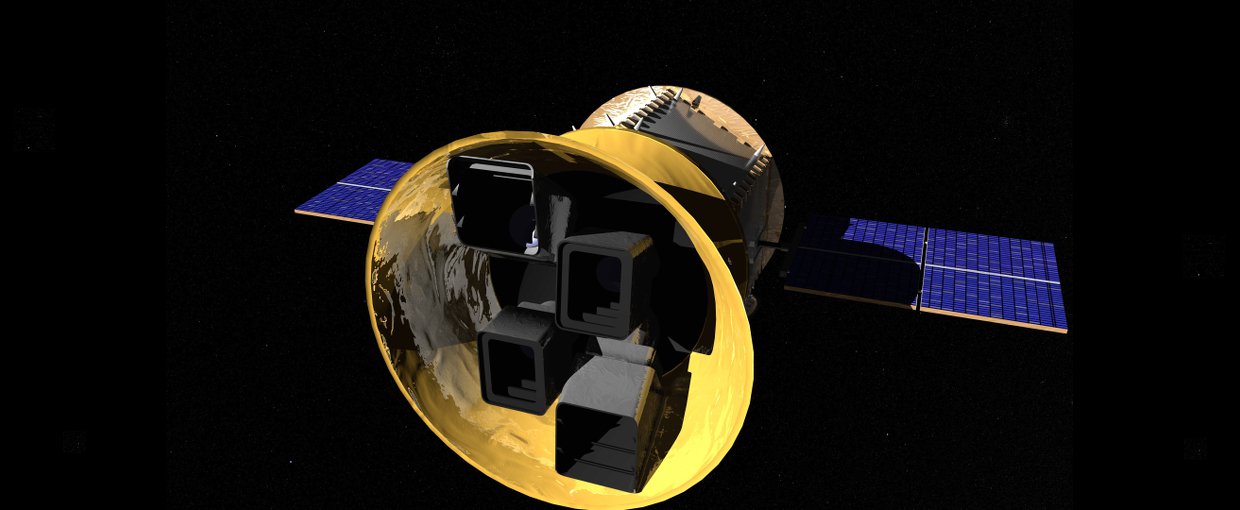 Artist concept of Transiting Exoplanet Survey Satellite.