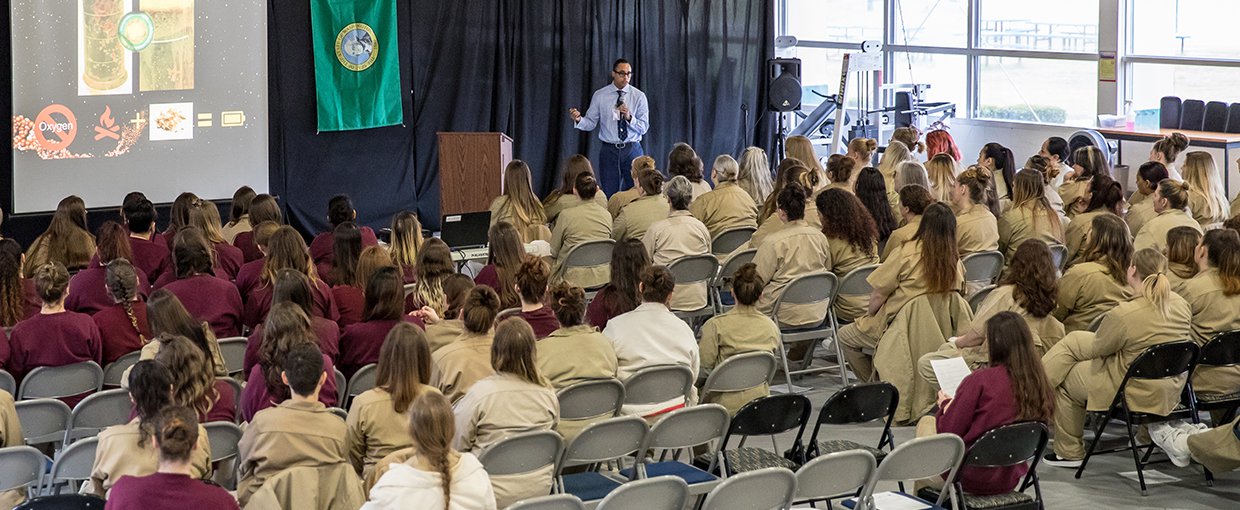 Dr. Drew Gorman Lewis of the University of Washington talks about his astrobiology research with incarcerated women in Washington.