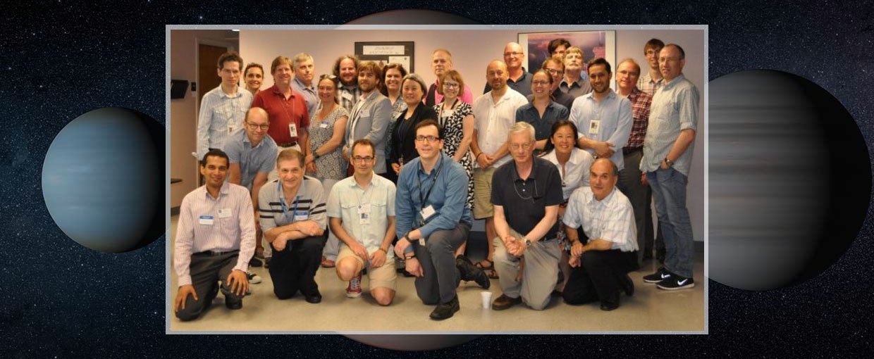 Del Genio, second to the left, and colleagues of the NASA ROCKE-3D NExSS team at their first team meeting at GISS in 2015.
