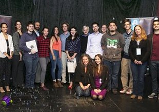 Participants of the FameLab Semi-Final Competition at the Rickshaw Stop in San Francisco on November 2, 2015. Photo credit: Ian Chin.