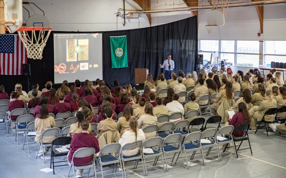 Dr. Drew Gorman Lewis of the University of Washington talks about his astrobiology research with incarcerated women in Washington.