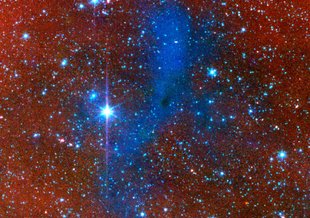 The dust cloud L183, identified as a likely region of future solar systems, was imaged by the Spitzer Space Telescope for research published in 2010.