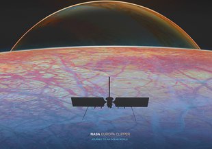 NASA's digital Europa Clipper poster is available at: https://europa.nasa.gov/resources/173/europa-clipper-journey-to-an-ocean-world-poster/