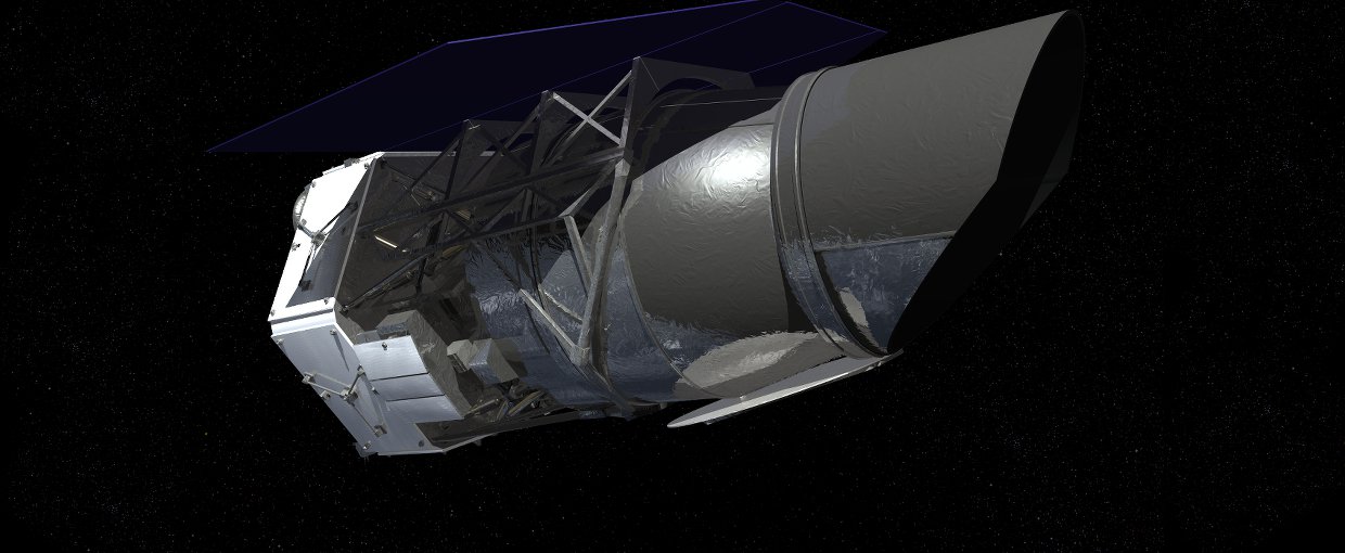Artist impression of the WFIRST mission, which was named the Nancy Grace Roman Space Telescope, after NASA’s first Chief of Astronomy.