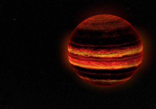 This illustration depicts a brown dwarf – an object that is too heavy to be characterized as a planet, but not massive enough to power itself by nuclear fusion the way stars do.