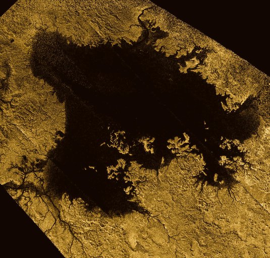 Titan’s northernmost giant lake, Ligeia Mare, contains enough vinyl cyanide to form the cell membranes of ten million cells per cubic centimeter.