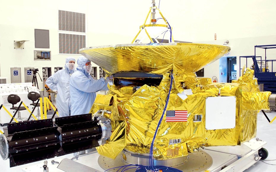 New Horizons carries seven scientific instruments and weighs 1,060 pounds.